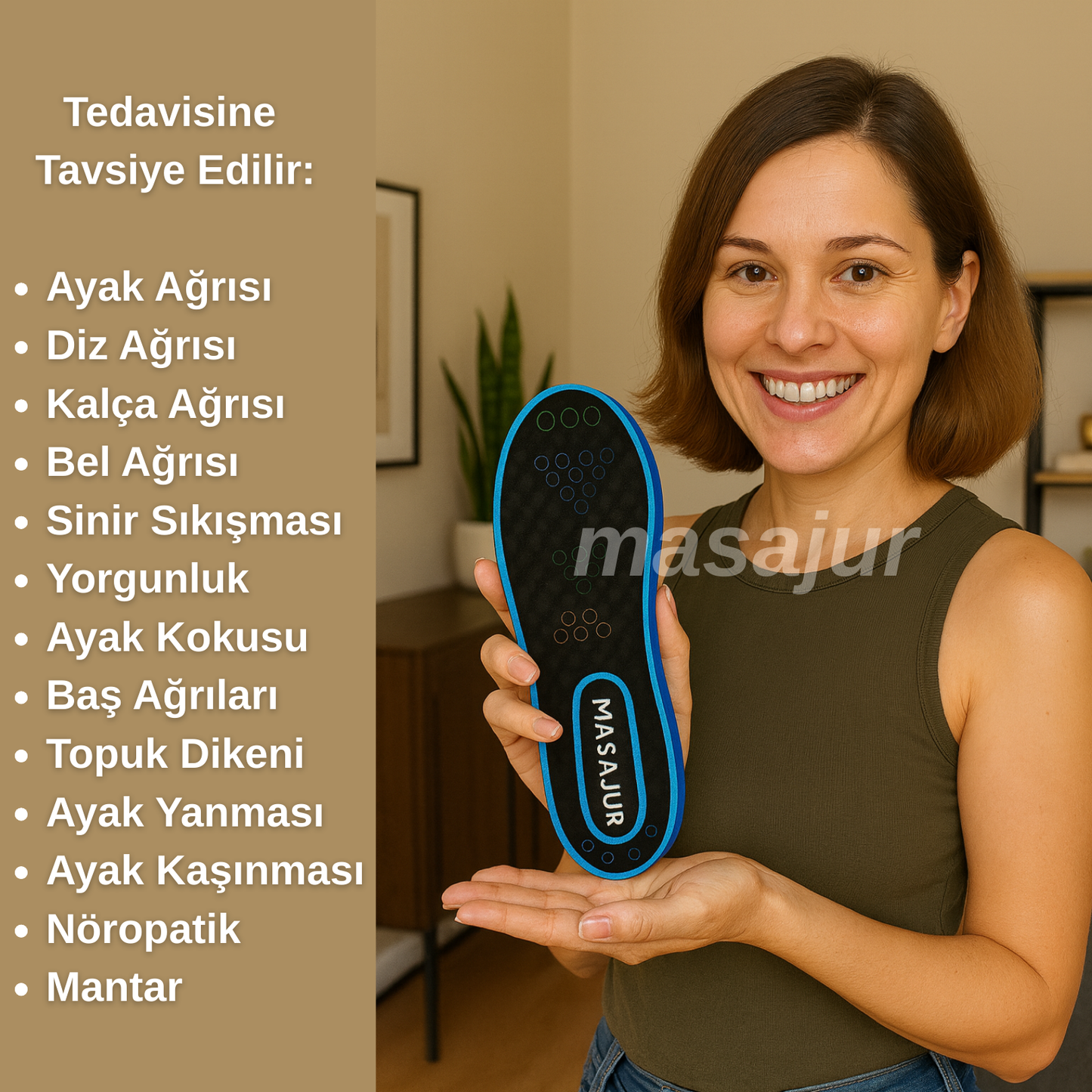 Masajur™ Destekleyici Visco Tabanlık