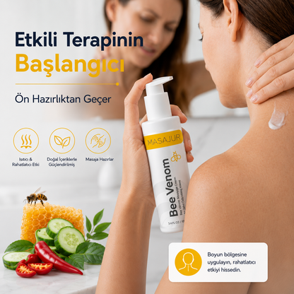 Masajur™ Boyun Sağlığı Destekleyici Arı Zehri Kremi