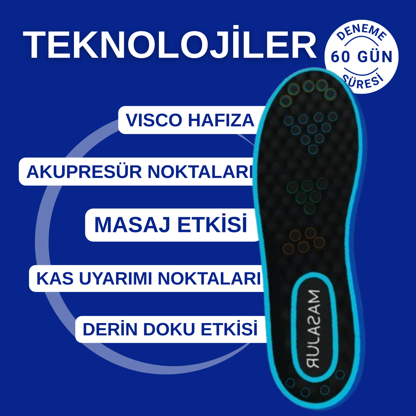 Masajur™ Destekleyici Visco Tabanlık